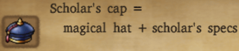 Scholar's Cap Alchemy Recipe